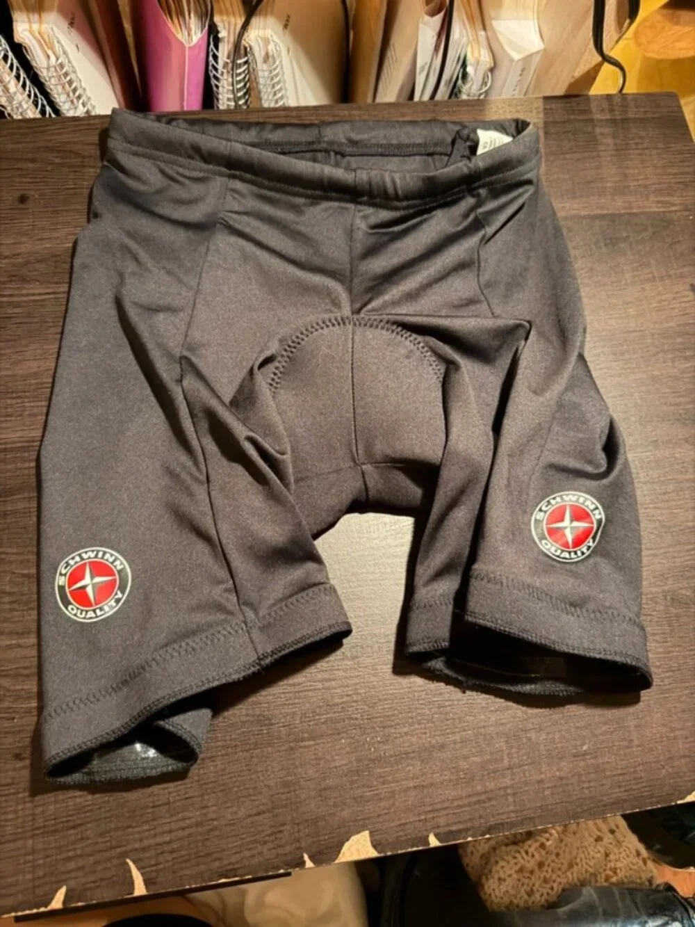 Black Schwinn Biker Shorts w/ Butt Pads